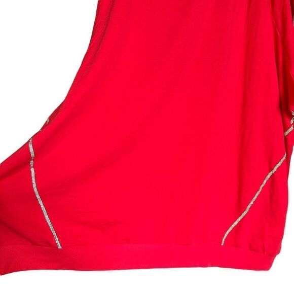 Torrid Ultra Soft Fleece Crew Neck Trim Studded Rhinestone Detail Sweatshirt - Picture 4 of 6